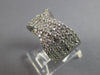 LARGE 1.76CT DIAMOND 14KT WHITE GOLD MULTI ROW INFINITY WEDDING ANNIVERSARY RING