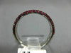 .97CT DIAMOND & AAA RUBY 14KT WHITE GOLD 3D 3 ROW SEMI ETERNITY ANNIVERSARY RING