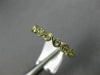 ESTATE .11CT DIAMOND 14K YELLOW GOLD ETOILE BEZEL SEMI ETERNITY ANNIVERSARY RING