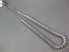 ESTATE 1.19CT DIAMOND 14K WHITE GOLD 3D CLASSIC ROUND ADJUSTABLE TENNIS BRACELET