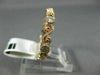 ESTATE .44CT DIAMOND 14K ROSE GOLD 3D INFINITY FILIGREE WEDDING ANNIVERSARY RING