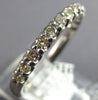 .58CT DIAMOND 14KT WHITE GOLD SHARED PRONG COMFORT FIT WEDDING ANNIVERSARY RING