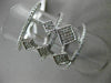 ESTATE LARGE .54CT DIAMOND 14KT WHITE GOLD 3D MULTI ROW DIAMOND SHAPE FUN RING
