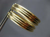 ESTATE 14KT YELLOW GOLD CLASSIC OVAL HOOP HANGING EARRINGS #27158