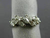 ESTATE .90CT MARQUISE DIAMOND 14KT WHITE GOLD 3D WEDDING ANNIVERSARY RING #18141