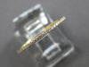 ESTATE .15CT DIAMOND 18K YELLOW GOLD ROUND 1MM ETERNITY WEDDING ANNIVERSARY RING