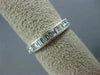 ESTATE .95CT BAGUETTE DIAMOND 14K WHITE GOLD SEMI ETERNITY ANNIVERSARY RING 1188