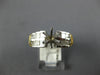 ESTATE 1.04CT DIAMOND 14KT WHITE GOLD PRINCESS ROUND SEMI MOUNT ENGAGEMENT RING