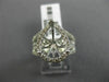 ESTATE LARGE 1.26CT DIAMOND 14K WHITE GOLD PEAR SHAPE SEMI MOUNT ENGAGEMENT RING