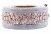 EXTRA LARGE 16.09CT WHITE PINK DIAMOND 18KT WHITE ROSE GOLD MULTI SHAPE BRACELET