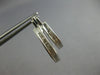 ESTATE 1.02CT DIAMOND 14KT WHITE GOLD 3D ROUND DOUBLE HOOP FUN HANGING EARRINGS