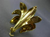 ESTATE LARGE TIFFANY & CO. 18KT YELLOW GOLD 3D CLASSIC FLOWER BROOCH PIN #26539