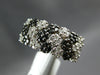 1.0CT WHITE & BLACK DIAMOND 14KT WHITE GOLD 3D MULTI HEART SIDEWAYS LOVE RING