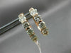 ESTATE 2.0CT DIAMOND 14KT ROSE GOLD 3D CLASSIC OVAL DOUBLE SIDED HOOP EARRINGS