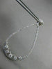 ESTATE 2.60CT DIAMOND 14KT WHITE GOLD 3D PEAR SHAPE RAIN DROP HANGING EARRINGS