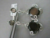 ANTIQUE 14KT 22.47CTW SMOKY TOPAZ & DIAMOND HANGING EARRINGS ONE OF A KIND!!!!!