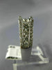 ESTATE WIDE .80CT DIAMOND 14KT WHITE GOLD 3D SEMI MOUNT ENGAGEMENT RING #17694