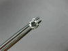 ESTATE .87CT ROUND DIAMOND 14K WHITE GOLD CLASSIC 4 PRONG SOLITARE STUD EARRINGS