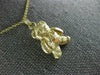 ESTATE 14KT YELLOW GOLD 3D HANDCRAFTED HAPPY TEDDY BEAR FLOATING PENDANT #25080