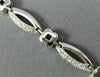 ESTATE .85CT DIAMOND 14KT WHITE GOLD 3D CLASSIC MARQUISE FLOWER BRACELET #11952
