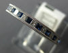 .52CT DIAMOND & AAA SAPPHIRE 18KT WHITE GOLD PRINCESS CHANNEL ANNIVERSARY RING