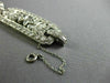 ANTIQUE WIDE 6.52CT OLD MINE DIAMOND PLATINUM CLASSIC FILIGREE FLOWER BRACELET