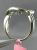 ESTATE 1.68CT DIAMOND & AAA EXTRA FACET MULTI GEM 14KT WHITE GOLD 3D OVAL RING