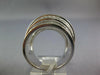 EXTRA LARGE 2.66CT DIAMOND 18KT WHITE GOLD 3D MULTI ROW SWIRL FUN COCKTAIL RING