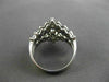 ANTIQUE LARGE 1.15CT ROUND DIAMOND 14K WHITE GOLD COCKTAIL ENGAGEMENT RING 21328