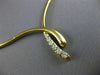 ESTATE .70CT DIAMOND 18K YELLOW GOLD CLASSIC JOURNEY BAMBOO LINK NECKLACE #21243