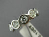 ESTATE WIDE 2.11CT DIAMOND 14K WHITE GOLD BEZEL ETERNITY ANNIVERSARY RING 17744