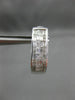 ESTATE 1.05CT DIAMOND 14KT WHITE GOLD 3D CLASSIC CLIP ON LOVE EARRINGS #16378