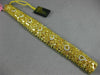 GIA LARGE 51.38CT WHITE & FANCY YELLOW DIAMOND 18KT YELLOW GOLD TENNIS BRACELET