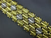 ESTATE EXTRA LARGE & LONG 1.25CT DIAMOND 18KT 2 TONE GOLD 3D MULTI LEAF BRACELET