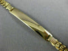 ESTATE LONG & WIDE 14K YELLOW GOLD ENGRAVABLE ITALIAN CUBAN ID BRACELET #22842