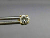 ESTATE .47CT ROUND DIAMOND 14KT YELLOW GOLD CLASSIC 4 PRONG STUD EARRINGS #7838