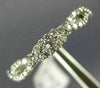 ESTATE .70CT DIAMOND 14KT WHITE GOLD INFINITY ETERNITY WEDDING ANNIVERSARY RING