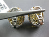 EXTRA LARGE 8.38CT DIAMOND & AAA ORANGE CITRINE 18KT WHITE GOLD HANGING EARRINGS