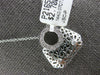 ESTATE .07CT DIAMOND 14K WHITE GOLD HANDCRAFTED MULTI FLOWER LADY PURSE PENDANT