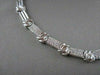 ANTIQUE WIDE 2.0CTW 14KT WHITE FLAT DIAMOND NECKLACE