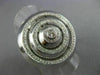 ESTATE EXTRA LARGE .82CT DIAMOND 14KT WHITE GOLD MULTI CIRCULAR PAVE ETOILE RING