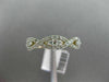 ESTATE .33CT DIAMOND 14KT YELLOW GOLD THREE STONE SEMI ETERNITY ANNIVERSARY RING
