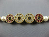 ESTATE LARGE 9.8CT DIAMOND & AAA RUBY & SOUTH SEA PEARL 14K YELLOW GOLD NECKLACE
