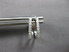 SMALL .15CT DIAMOND 14KT WHITE GOLD 2MM OVAL LEVERBACK HANGING EARRINGS #27906
