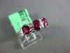 1.20CT DIAMOND & AAA RUBY 18KT WHITE GOLD OVAL & ROUND WEDDING ANNIVERSARY RING
