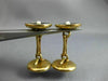 ANTIQUE LARGE AAA MOTHER OF PEARL & PEARL PLATINUM 14KT YELLOW GOLD CUFFLINK SET
