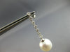 .42CT DIAMOND & AAA SOUTH SEA PEARL 18KT WHITE GOLD 3D JOURNEY HANGING EARRINGS