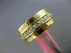 ESTATE WIDE .79CT DIAMOND 18KT WHITE GOLD 3D 12 STONE SEMI ETERNITY WEDDING RING