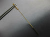 ESTATE .20CT DIAMOND 14KT YELLOW GOLD 4 STONE BEZEL CHANDELIER HANGING EARRINGS
