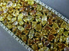 GIA LARGE 57.49CT MULTI COLOR DIAMOND 18KT 2 TONE GOLD CLUSTER TENNIS BRACELET